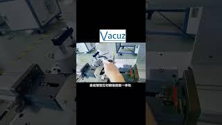Vacuz Automatic Common Mode Toroidal Coil Inductor Pin Forming Cutting Base Plate Assembly Machine