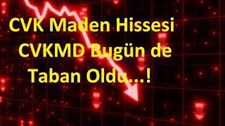 #CVKMD Özel Durum Yok mu, Patron #Hisse Satışı Devam Ediyor... #CVK #Maden #CVKMD Bugün de #Taban