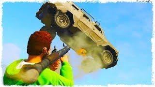 РПГ vs БРОНЕВИК В GTA 5 ONLINE!!! (УГАР, ЭПИК, БАГИ)