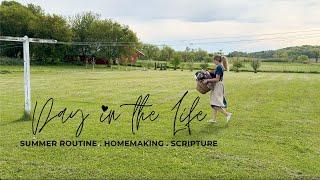 New Rhythm in Homemaking I Scripture Chat!