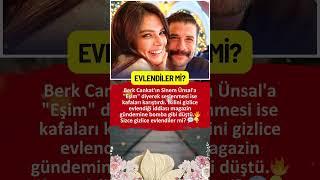 BERK CANKAT’TAN SİNEM ÜNSAL’A EŞİM HİTABI! GİZLİCE EVLEDİLER İDDİASI MAGAZİNİ SALLADI
