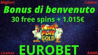 ⭐Bonus benvenuto Eurobet casino⭐: come funziona? #casino #casinoonline #miglior casinoonline 