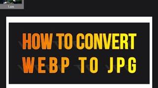 Convert Webp to JPG | How to convert webp to jpg | #Shorts #DgTech