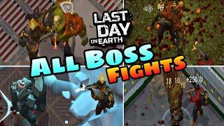 ALL BOSS FIGHTS! - LABORATORY - Last Day on Earth