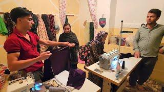 "Abu and fiance's meeting with Fatima to design Abolfazl's fiance's dress"