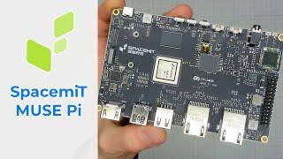 SpacemiT MUSE Pi M1 - 8 RISC-V Cores, Dual Ethernet, Wifi AX, 2x 10Gbps PCIe