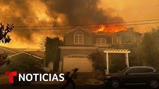 El incendio Palisades en Los Ángeles se propaga y provoca la evacuación de miles de personas