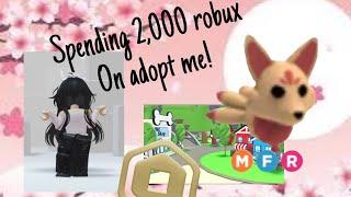 Spending 2,000 robux on adopt me?! How rich can you get? 