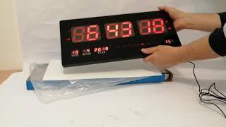 Led digital clock with date