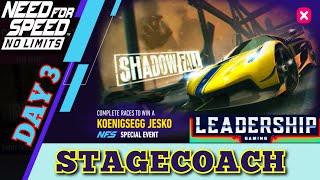 Need For Speed NoLimits | Koenigsegg Jesko | Day 3 - Stagecoach | Leadership Gaming