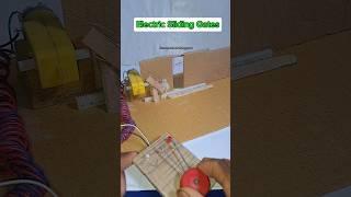 Electric Sliding Gates_Dc Motor #tech #electric #gate #youtubeshorts