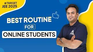 JEE 2025 — Best Routine For Online Students | ALLEN Online Programs