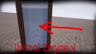 Открытие двери при наведении на неё | Unreal Engine урок