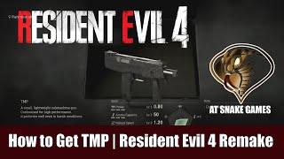 HIDDEN WEAPON Resident Evil 4 Remake How to Unlock The TMP