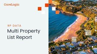 Multi-List Property Reports in RP Data