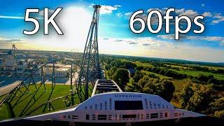 Hyperion front seat on-ride 5K POV @60fps Energylandia