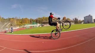 Longest bicycle wheelie (42,2 km - marathon distance) - WORLD RECORD - Stefan Stock