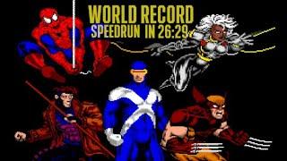 [WR] Spider-Man and the X-Men in Arcade's Revenge Any% Speedrun in 26:29