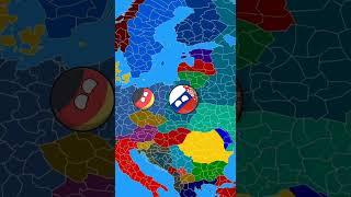 Хаос в Европе Часть 2 #country #countryballs #анимация #кантриболлз #страны #мапперы #подпишись