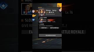 V BADGE GUILD PLAYER SEND ME REQUEST #freefire #gaming #krishna #trending #short