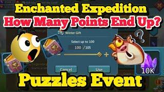 Enchanted Expedition F2P How Many Puzzles Possible Unlocked?  Lords Mobile