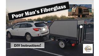 Poor Man's Fiberglass Cargo Trailer