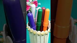 Pen Holder Craft Using Popsicle #popsicle #penholder #craft