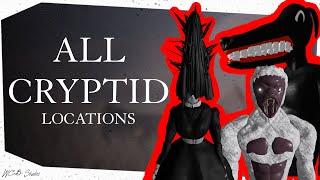 Where to FIND ALL CRYPTIDS in Cult of the Cryptids Chapter Two Roblox |ORIGIN|