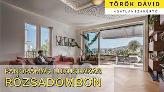 Panorámás luxuslakás a Rózsadombon