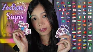 ASMR Zodiac Signs in 67 Languages  What’s your sign?