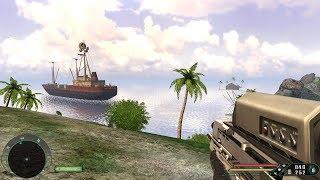 Far Cry 1: Walkthrough - Boat [Level 14] (Realistic Mode) 4K UHD - 60FPS MAX Settings