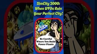 I Built a Perfect City… Then UFOs Nuked It! #simcity #retrogaming #shorts