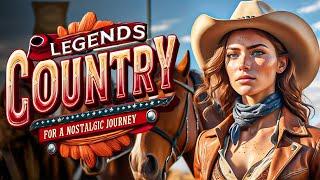 Legends Country Playlist with Lyrics - Classic Country Hits for a Nostalgic Journey