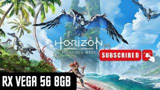 Horizon Forbidden West - Test in RX Vega 56 Very High&Very Low settings fps (2024,1080P) /fHDgaming/