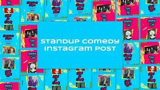 Standup Comedy, Music Event Promo Instagram Post After Effects Templates