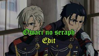 Последний Серафим Гурен Ичиносэ Шинья Хиираги Owari no Seraph Эдит