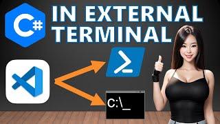 Run C# in External Terminal [CSC | Dotnet] | Visual Studio Code