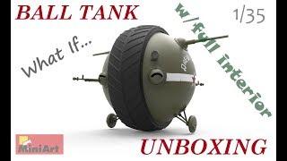 MiniArt 1/35 Soviet Ball Tank w/Full Interior #40001 Unboxing & Review