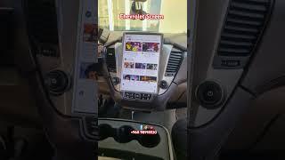 Chevrolet Tahoe new styles tesla screen upgrade 2014 on to 2016 double din stereo short viral video