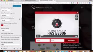 How to configure "on page load" and "exit" popups in VideoInstaFolio WordPress Theme