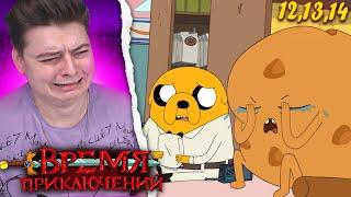 САМАЯ ЛУЧШАЯ СЕРИЯ! Время Приключений 4 Сезон 12-13-14 Серия (Adventure Time) | Реакция