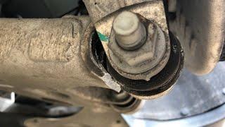 Tesla Model S rear lower control arm failure and replacement, how to DIY repair and parts details