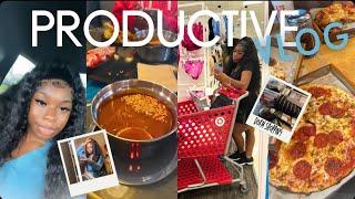 PRODUCTIVE VLOG | Car Cleaning, Dorm Room Shopping, Behind The Scenes Of BTS Content + Friend dates