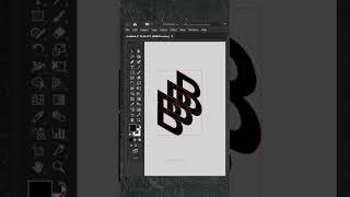 3d logo trick tutorial | Adobe Illustrator #shorts #adobeillustrator #illustrator #3dlogodesign