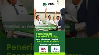 Daftar di SMA ISLAM HIDAYATULLAH SEMARANG  #sma #semarang