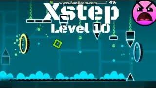 Geometry Dash. xStep 10 уровень [100%] [3 монеты]