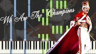 Queen - We Are The Champions Piano/Karaoke *FREE SHEET MUSIC IN DESC* (As Played by Freddie Mercury)