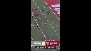 Taulia Tagovailoa Takes it Himself into the End Zone vs. Ohio State | Maryland Football