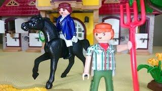 Конструкторы и игрушки для детей. Playmobil Toys. Строим конюшню