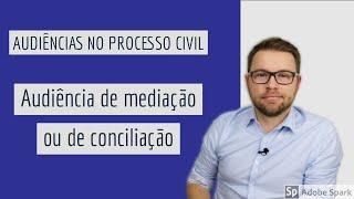 CPC/2015 - Audiência de mediação ou de conciliação